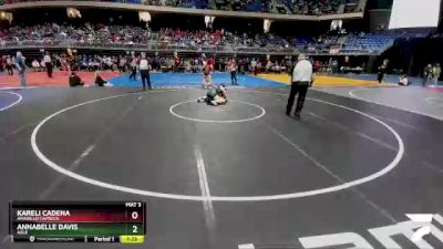 5A 145 lbs Semifinal - Kareli Cadena, Amarillo Caprock vs Annabelle Davis, Azle