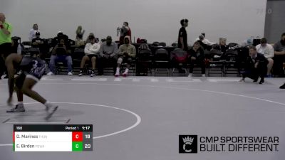 160 lbs Semifinals (8 Team) - Darious Marines, Team Thunder vs Ethan Birden, POWA