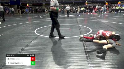 70 lbs Consi Of 16 #2 - Deshazo Hines, Washington vs Easton Neumoyer, Oxford