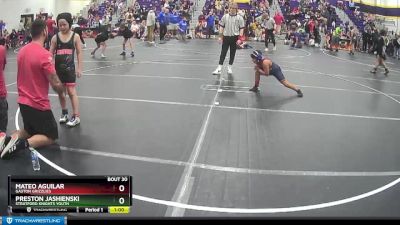 82 lbs Semifinal - Mateo Aguilar, Gaston Grizzlies vs Preston Jashienski, Stratford Knights Youth