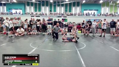 68 lbs Quarterfinals (8 Team) - Anthony Messina, Buxton vs Alex Strobi, Killer Elite