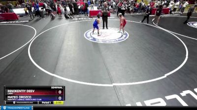 117 lbs Semifinal - Innokentiy Deev, LAWC vs Mateo Orozco, Manteca Cobras Wrestling Club