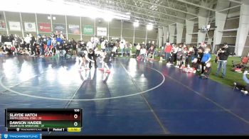 100 lbs Champ Round 1 (16 Team) - Slayde Hatch, South Central Utah vs Dawson Haider, Salem Elite Wrestling