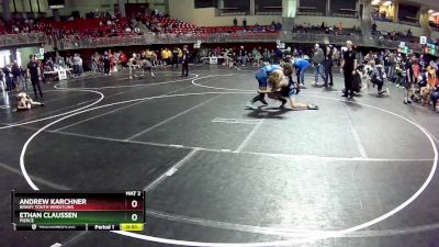 160 lbs Cons. Round 3 - Ethan Claussen, Pierce vs Andrew Karchner, Brady Youth Wrestling