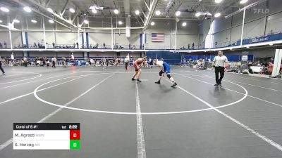 197 lbs Consi Of 8 #1 - Max Agresti, Harvard vs Soren Herzog, Air Force Academy