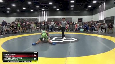 139 lbs Semis & 1st Wrestleback (8 Team) - Cooper Ledbetter, Minions Green (GA) vs Gage Gross, Legacy Red