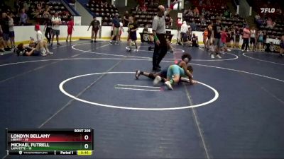 60/64 Quarterfinal - Michael Futrell, Lafayette vs Londyn Bellamy, Liberty