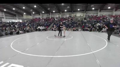 70 lbs 1st Place Match - Nox O`Brien, Wasatch Wrestling Club vs Amarri Kem, Ravage Wrestling Club