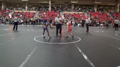 70 lbs Quarterfinal - Noah Kennedy, Thunderbird Wrestling Club vs Haiden Singleton, Team Of Hard Knox