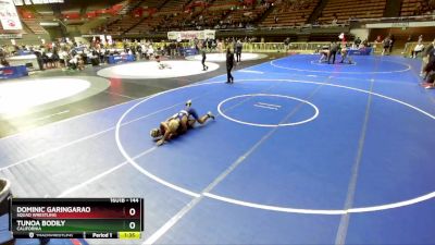 144 lbs Champ. Round 2 - Dominic Garingarao, Squad Wrestling vs Tunoa Bodily, California