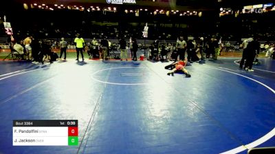 105 lbs Semifinal - Franco Pandolfini, Stray Dawgs vs Jeremy Jackson, Overbrook