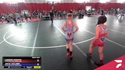 77 lbs 1st Place Match - Landon Piontek, X-Factor Elite Wrestling vs Jayce Leclaire, X-Factor Elite Wrestling