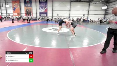 182 lbs Round Of 64 - Trevyn Gates, UT vs Aidan HOWARD, TN