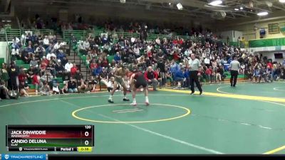 120 lbs Cons. Round 7 - Candio Deluna, CLAY vs Jack Dinwiddie, WADSWORTH