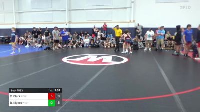 85 lbs Pools - Cayden Clark, Rebellion vs Bryce Myers, West Virginia Wild