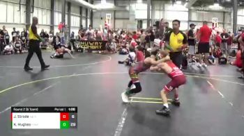 56 lbs Round 2 (6 Team) - Kai Hughes, The Funky Singlets Yellow vs Josh Strode, American Gladiators