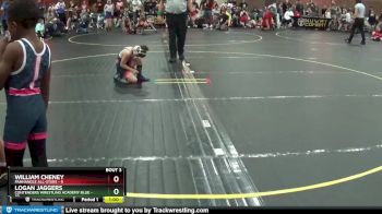 64 lbs Round 2 (4 Team) - Theo Bales, Contenders Wrestling Academy Blue vs Camdyn Williams, Panhandle All-Stars