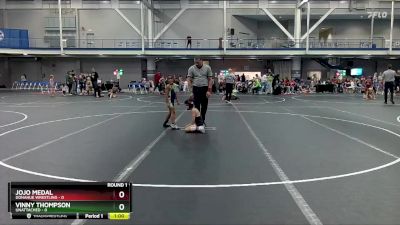 60 lbs Round 1 - Jojo Medal, Donahue Wrestling vs Vinny Thompson, Unattached