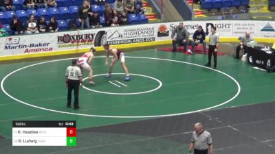 192 lbs Consi Of 16 #2 - Homer Headlee, Beth Center vs Ryan Ludwig, Clearfield