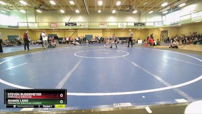 132 lbs Quarterfinal - Steven Buddemeyer, Owensville Wrestling vs Shawn Lang, Terminator Wrestling Academy