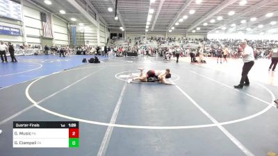 126 lbs Quarterfinal - Greyson Music, PA vs Gavin Ciampoli, PA