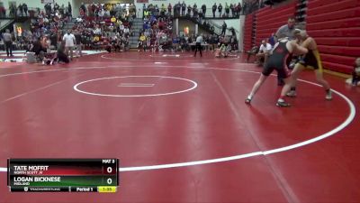 138 lbs Cons. Round 2 - Logan Bicknese, Midland vs Tate Moffit, North Scott JV