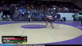 174 lbs 3rd Place Match - Joey Jens, North Central College vs Tristin Westphal, Coe College