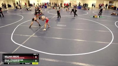 102 lbs Cons. Semi - William Dircks, Scoring Edge Wrestling Center vs Isaac Staggemeyer, No Nonsense Wrestling