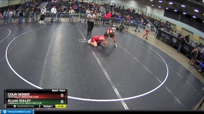 136 lbs 7th Place Match - Colin Sesker, Team Valley Wrestling Club vs Elijah Gulley, Lawrence Elite Wrestling Club