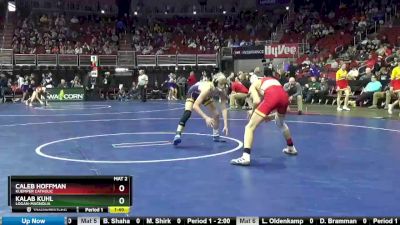 1A-106 lbs Cons. Round 3 - Kalab Kuhl, Logan-Magnolia vs Caleb Hoffman, Kuemper Catholic