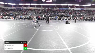 130 lbs Quarterfinal - Weston Neutz, Unaffiliated vs Ethan Craft, Willard Youth Wrestling