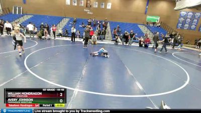 44-48 lbs Round 3 - William Mondragon, Victory Wrestling vs Avery Johnson, Timpanogos Wrestling