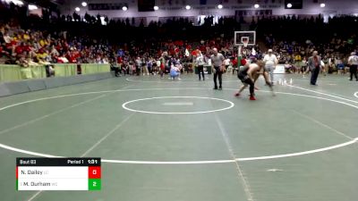 182 lbs Champ. Round 1 - Mike Durham, Warren Central vs Noah Dailey, Lawrence Central