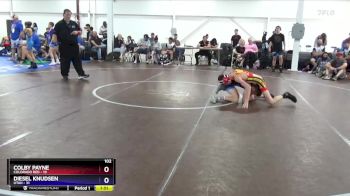 102 lbs Placement Matches (8 Team) - Colby Payne, Colorado Red vs Diesel Knudsen, Utah