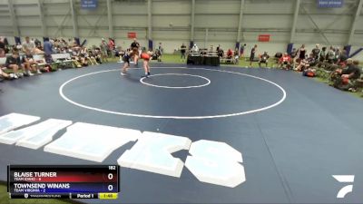 182 lbs 4th Wrestleback (16 Team) - Blaise Turner, Team Idaho vs Townsend Winans, Team Virginia