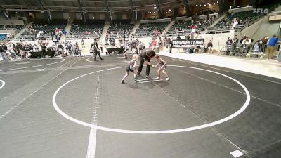 40 lbs Rr Rnd 2 - Vivien Hutchins, Catoosa Youth Wrestling vs Aeryn Jackson, Locust Grove Youth Wrestling