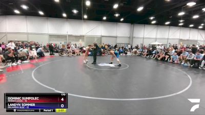 170 lbs Semis & 3rd Wb (16 Team) - Dominic Sumpolec, Pennsylvania vs Landyn Sommer, Oklahoma Blue