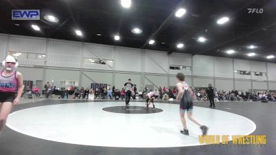 70 lbs Quarterfinal - Brooklyn Binsfeld, Funky Singlets Girls vs Olivia Kukovich, OK Supergirls Blue