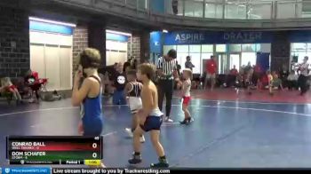 45 lbs Round 7 (10 Team) - Conrad Ball, Well Trained vs Dom Schafer, Storm