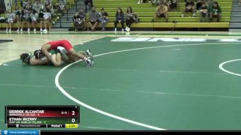 141 lbs Finals (2 Team) - Derrek Alcantar, Bakersfield College vs Ethan Irizrry, East Los Angeles College