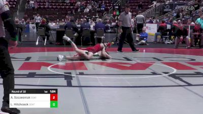 121 lbs Round Of 32 - Andrij Szczesniuk, Coatesville vs Luke Hitchcock, Central Dauphin