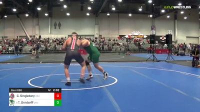 285 lbs Semis - Chase Singletary, Ohio State vs Tate Orndorff, Utah Valley