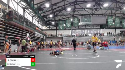 69-77 lbs Quarterfinal - Cayden Mango, St. Louis Warrior vs Oz Bellamy, Force Elite Wrestling Club