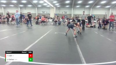 88 lbs Round 1 - Tyler Gill, Hanover Hawkeye vs Jackson Cather, Dinwiddie Mat Rats