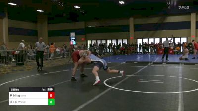 285 lbs C Of 16 #1 - Peter Ming, Stanford vs Cade Lautt, North Carolina