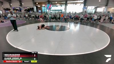 65 lbs Quarterfinal - Eugene Jimenez Jr., Dead Shot Wrestling Club vs Waylon Bledsoe, Cardinal Wrestling Club