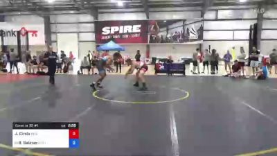 79 kg Consi Of 32 #1 - James Circle, New Jersey vs Ricardo Salinas, Northern Illinois RTC