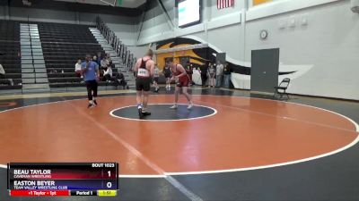 16U-7 lbs Round 1 - Beau Taylor, Caveman Wrestling vs Easton Beyer, Team Valley Wrestling Club