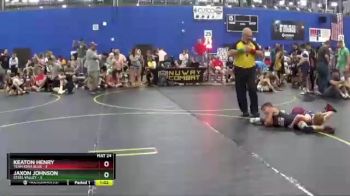 78 lbs Semis & 1st Wrestleback (8 Team) - Keaton Henry, Team Iowa Blue vs Jaxon Johnson, Steel Valley