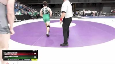 6A-215 lbs Semifinal - Mason Hopper, Derby vs Blaine Larkin, Lawrence-Free State